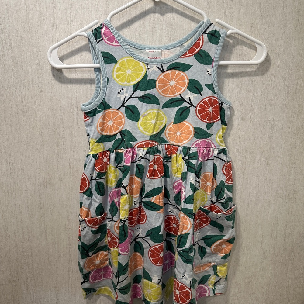 Hanna Andersson Fruit Print Kids Casual Dress